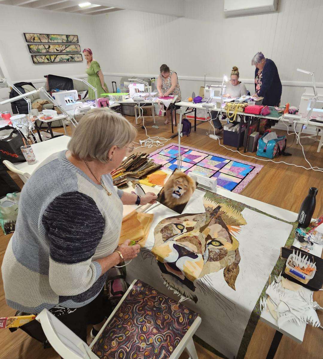 Function room for quilting retreats at Maiala Park Lodge